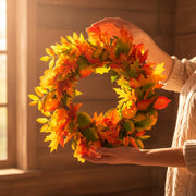 Autumn Felt Floral Wreath - Style 2 - image 1