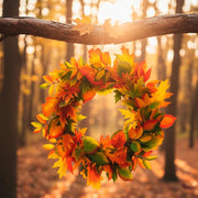 Autumn Felt Floral Wreath - Style 2 - image 9