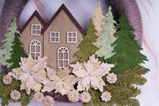 Christmas Felt Floral Wreath - image 7
