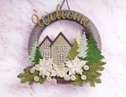 Christmas Felt Floral Wreath - image 10