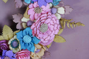 Colorful Felt Floral Wreath - Style 2 - image 5