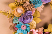 Colorful Felt Floral Wreath - Style 2 - image 7
