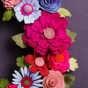 Colorful Felt Floral Wreath - Style 3 - image 7