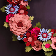 Colorful Felt Floral Wreath - Style 3 - image 9