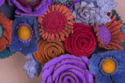 Colorful Felt Floral Wreath - Style 4 - image 8