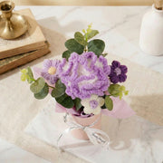 Crochet Carnation Pot Bouquet - image 4