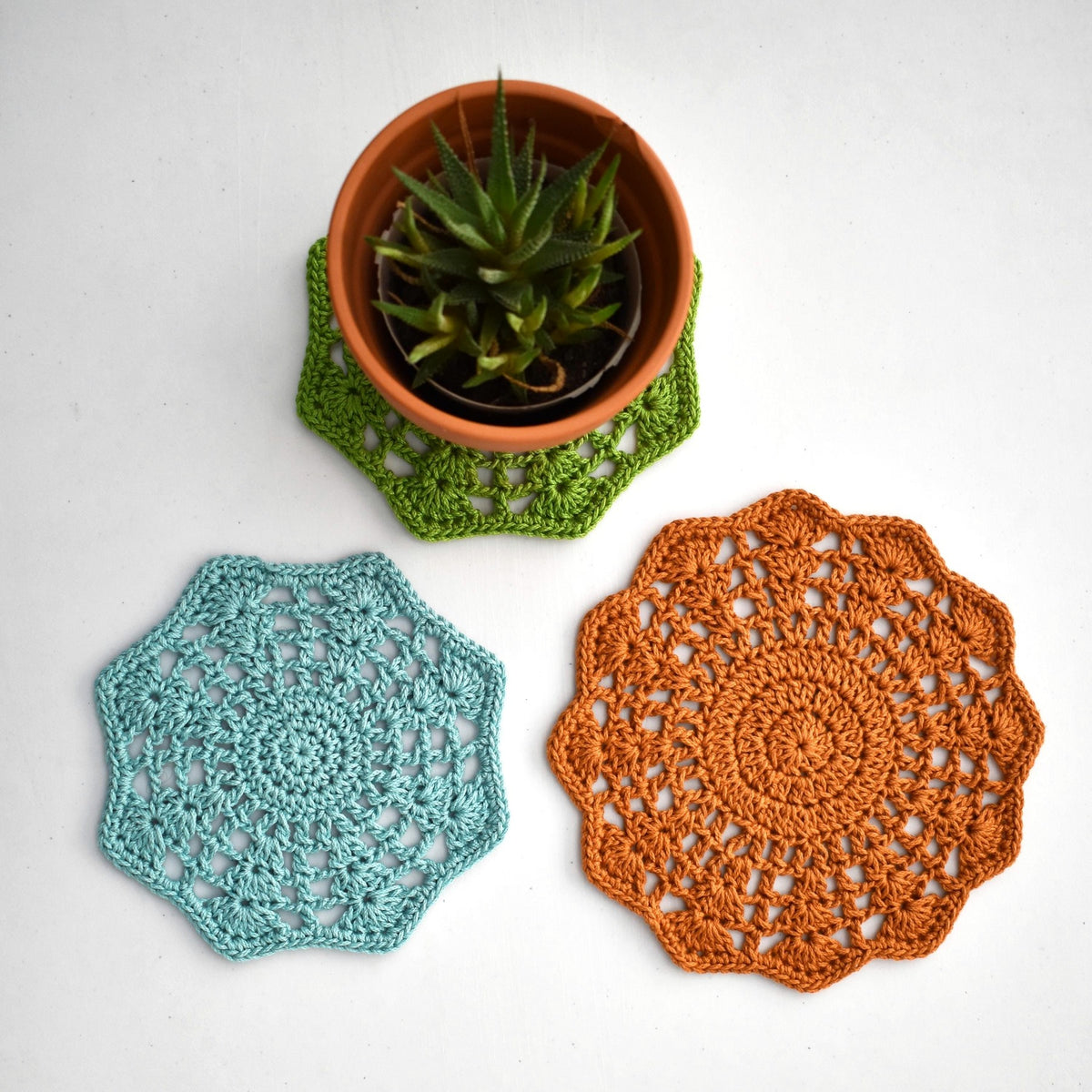 Crochet Floral Doily - image 3