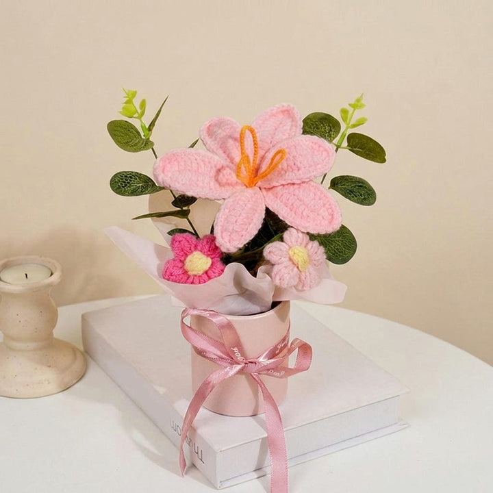 Crochet Lily Arrangement - image 1