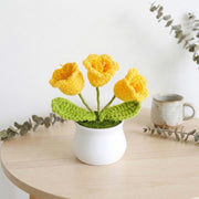 Crochet Lily of the Valley Pot - image 6