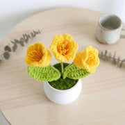 Crochet Lily of the Valley Pot - image 7