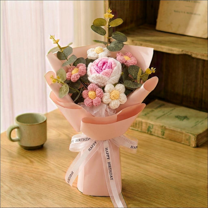 Crochet Rose Bouquet - image 1