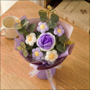 Crochet Rose Bouquet - image 5