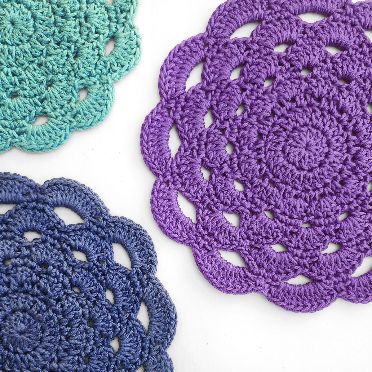 Crochet Scalloped Doily - image 2