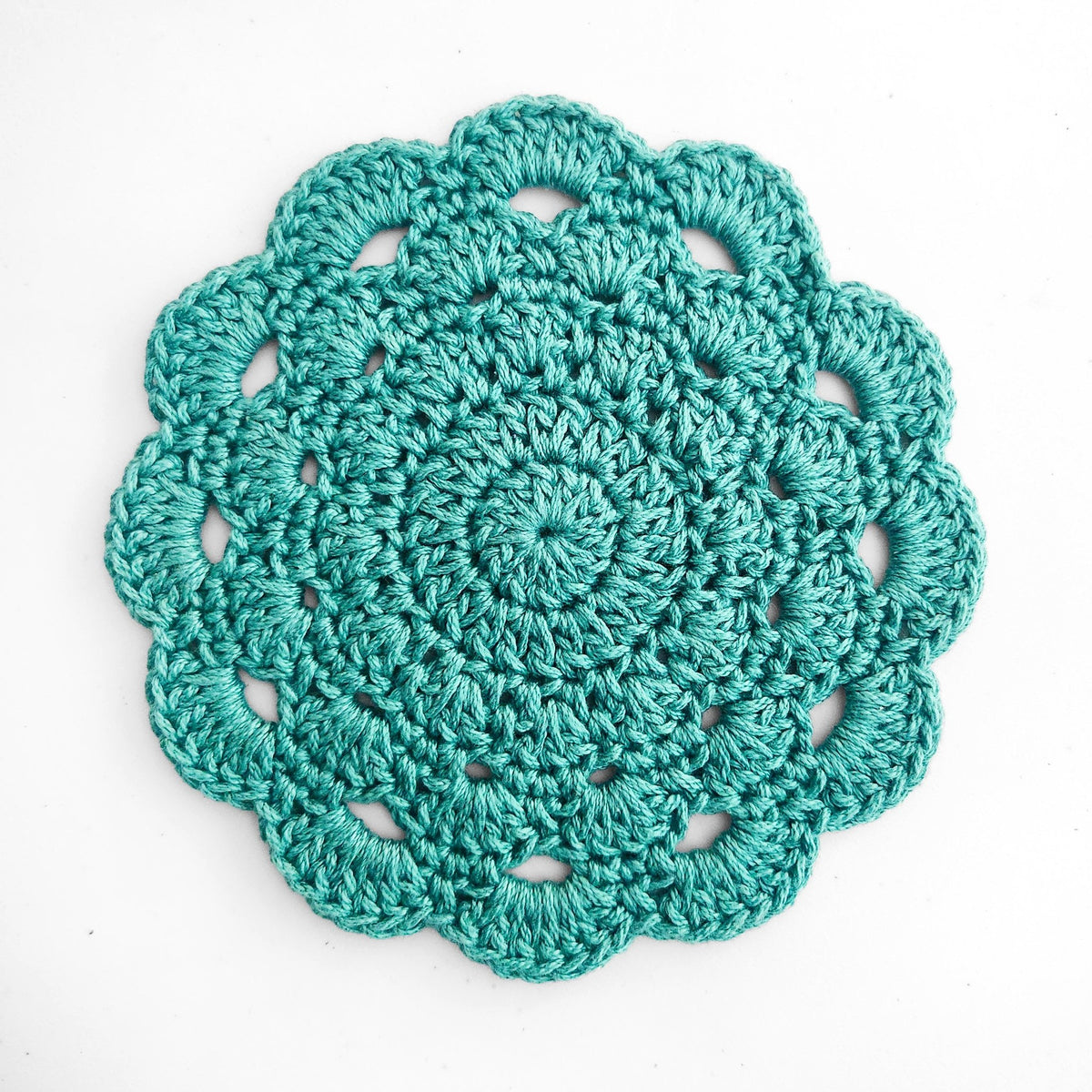 Crochet Scalloped Doily - image 4