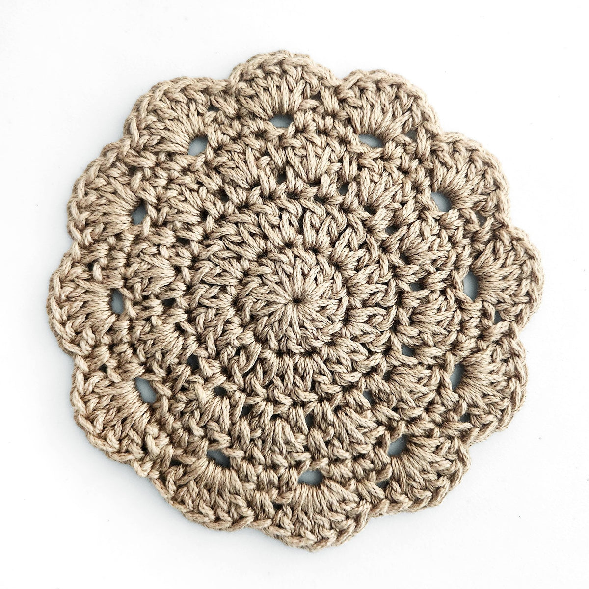 Crochet Scalloped Doily - image 5