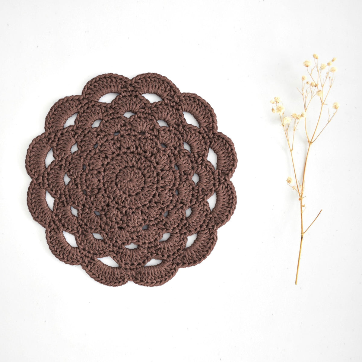 Crochet Scalloped Doily - image 8