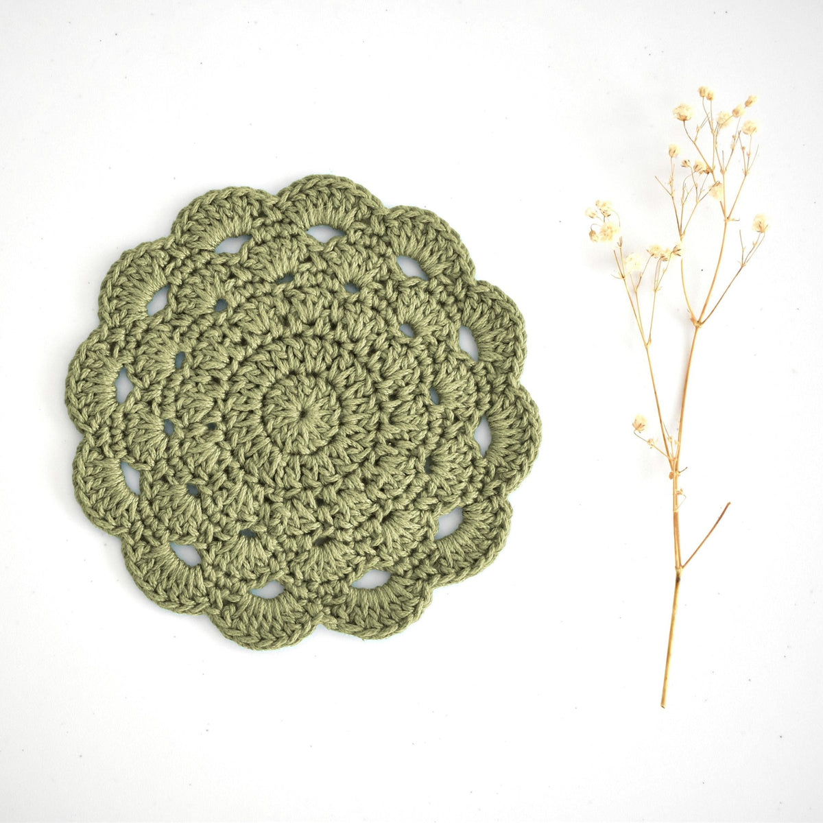 Crochet Scalloped Doily - image 9