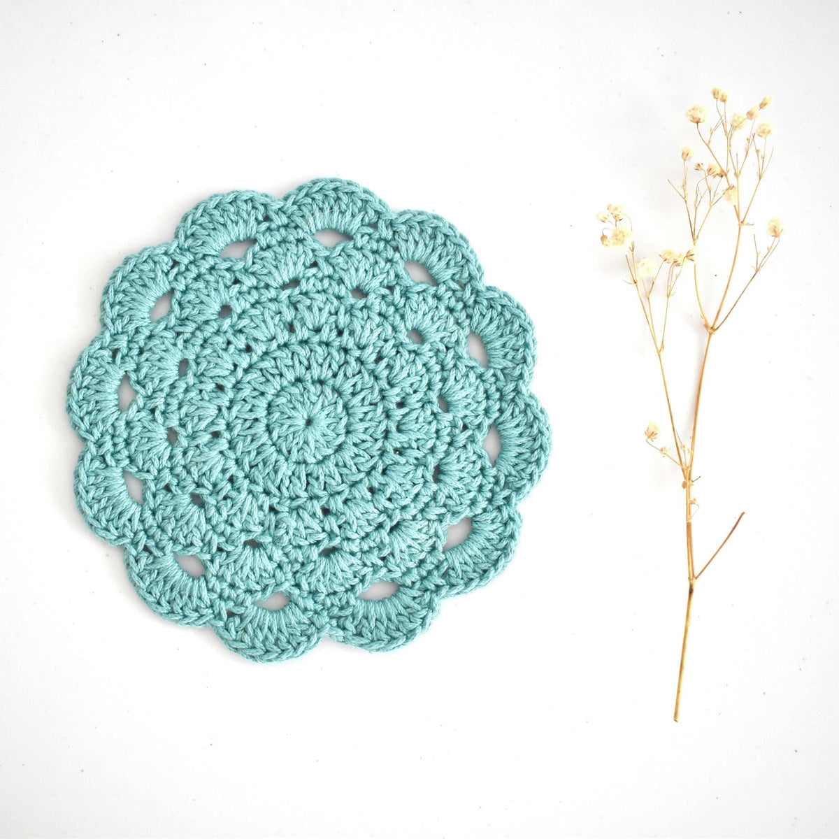Crochet Scalloped Doily - image 10