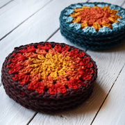 Crochet Sunflower Coaster Set - image 6