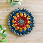 Crochet Sunflower Coaster Set - Style 2 - image 6