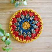 Crochet Sunflower Coaster Set - Style 2 - image 7