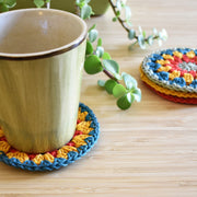 Crochet Sunflower Coaster Set - Style 2 - image 10