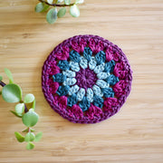 Crochet Sunflower Coaster Set - Style 3 - image 6