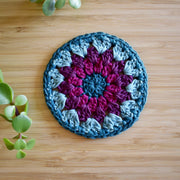 Crochet Sunflower Coaster Set - Style 3 - image 7