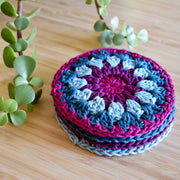 Crochet Sunflower Coaster Set - Style 3 - image 8