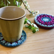 Crochet Sunflower Coaster Set - Style 3 - image 9