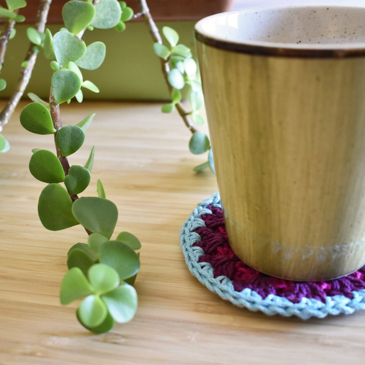 Crochet Sunflower Coaster Set - Style 3 - image 10