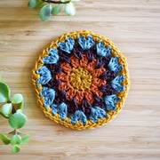Crochet Sunflower Coaster Set - Style 4 - image 8
