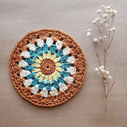 Crochet Sunflower Coaster Set - Style 6 - image 1