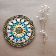 Crochet Sunflower Coaster Set - Style 6 - image 2