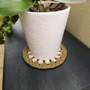Crochet Sunflower Coaster Set - Style 6 - image 6