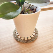 Crochet Sunflower Coaster Set - Style 6 - image 7