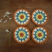 Crochet Sunflower Coaster Set - Style 7 - image 1