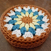 Crochet Sunflower Coaster Set - Style 7 - image 4