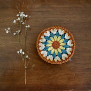 Crochet Sunflower Coaster Set - Style 7 - image 5