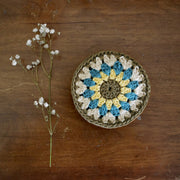 Crochet Sunflower Coaster Set - Style 7 - image 6