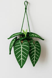 Crochet Tropical Macrame Hanging Basket - image 8