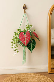 Crochet Tropical Macrame Hanging Basket - image 10