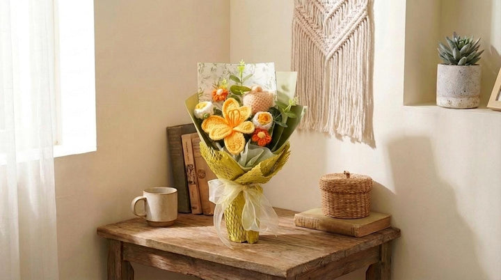 Crochet Tulip Bouquet - image 1
