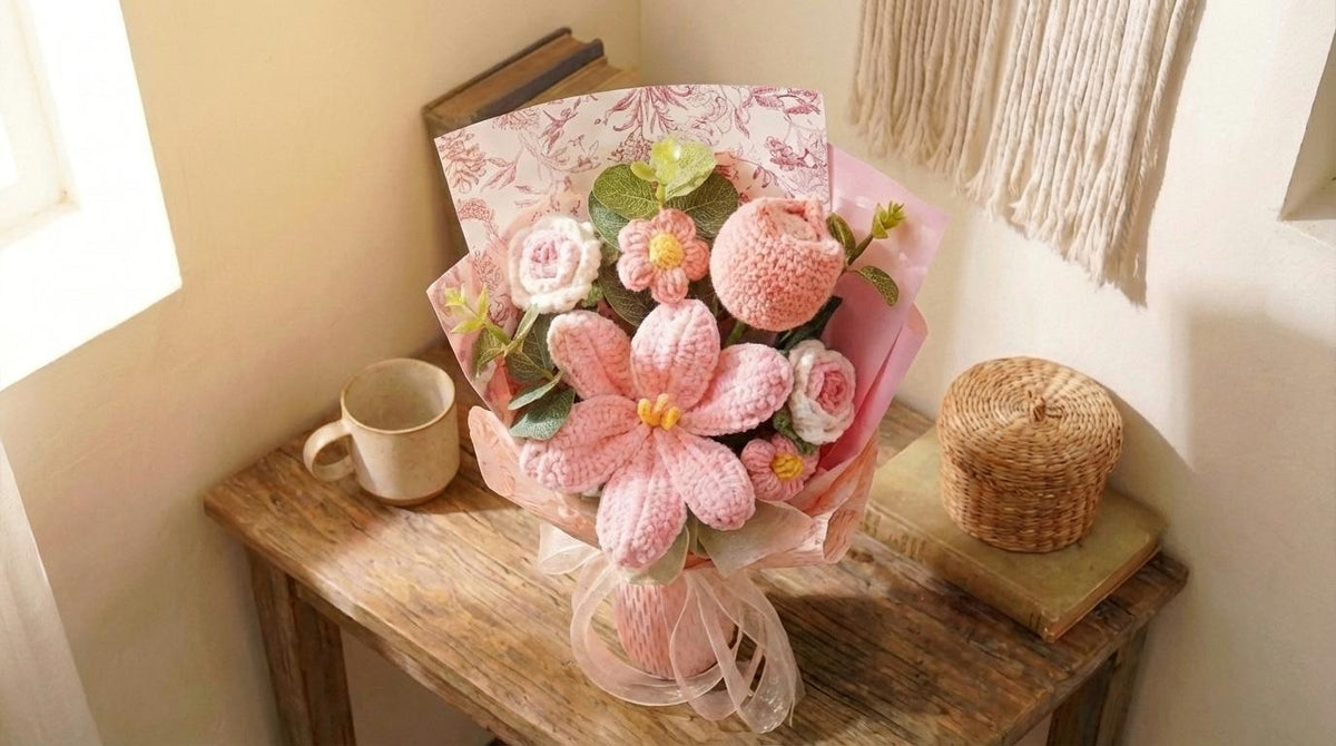 Crochet Tulip Bouquet - image 6