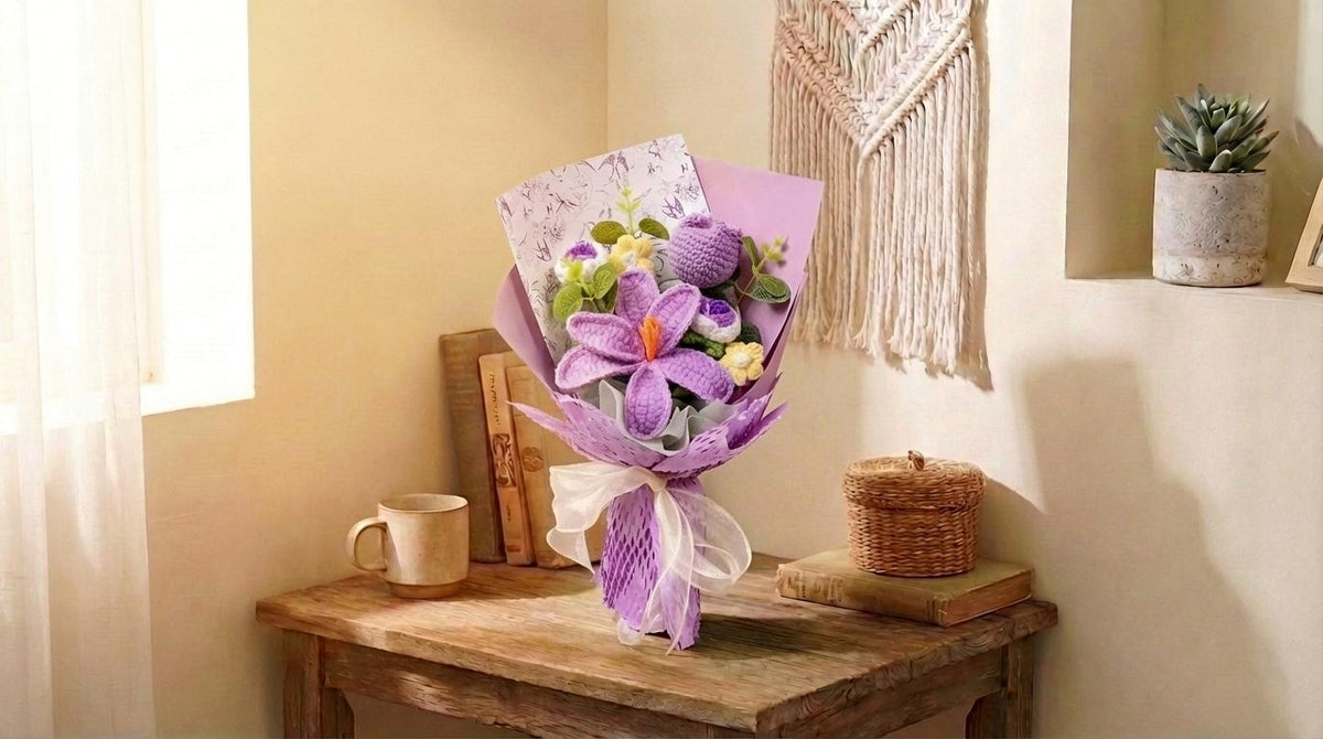 Crochet Tulip Bouquet - image 7