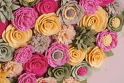 Felt Floral Heart Wreath - Style 3 - image 6