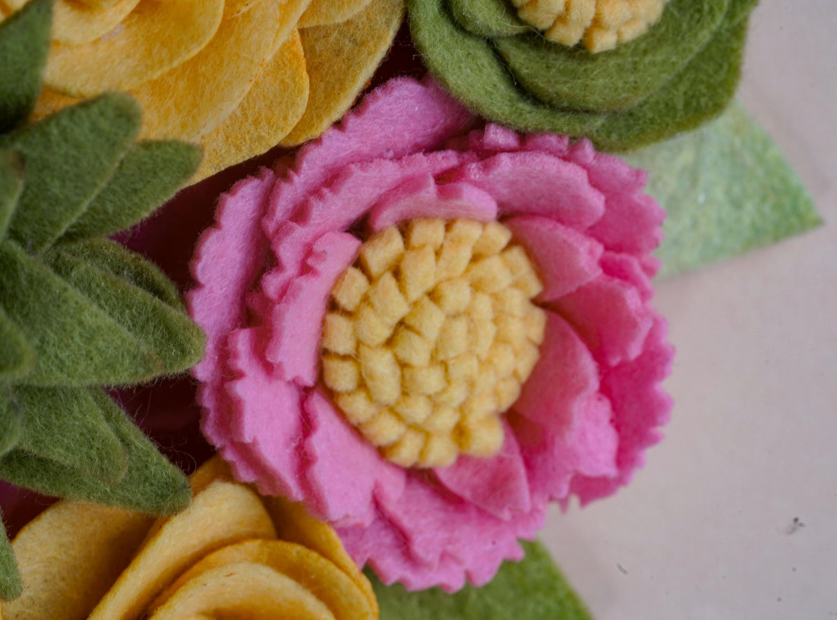 Felt Floral Heart Wreath - Style 3 - image 7