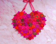 Felt Floral Heart Wreath - Style 4 - image 7
