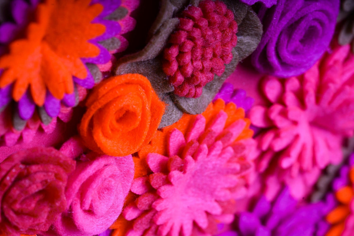 Felt Floral Heart Wreath - Style 4 - image 9