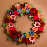 Felt Floral Wreath - image 1
